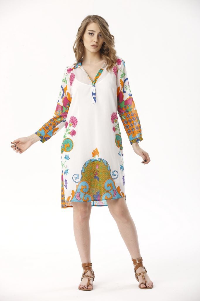 Picture of 17SFCV1024  SHIRT DRESS